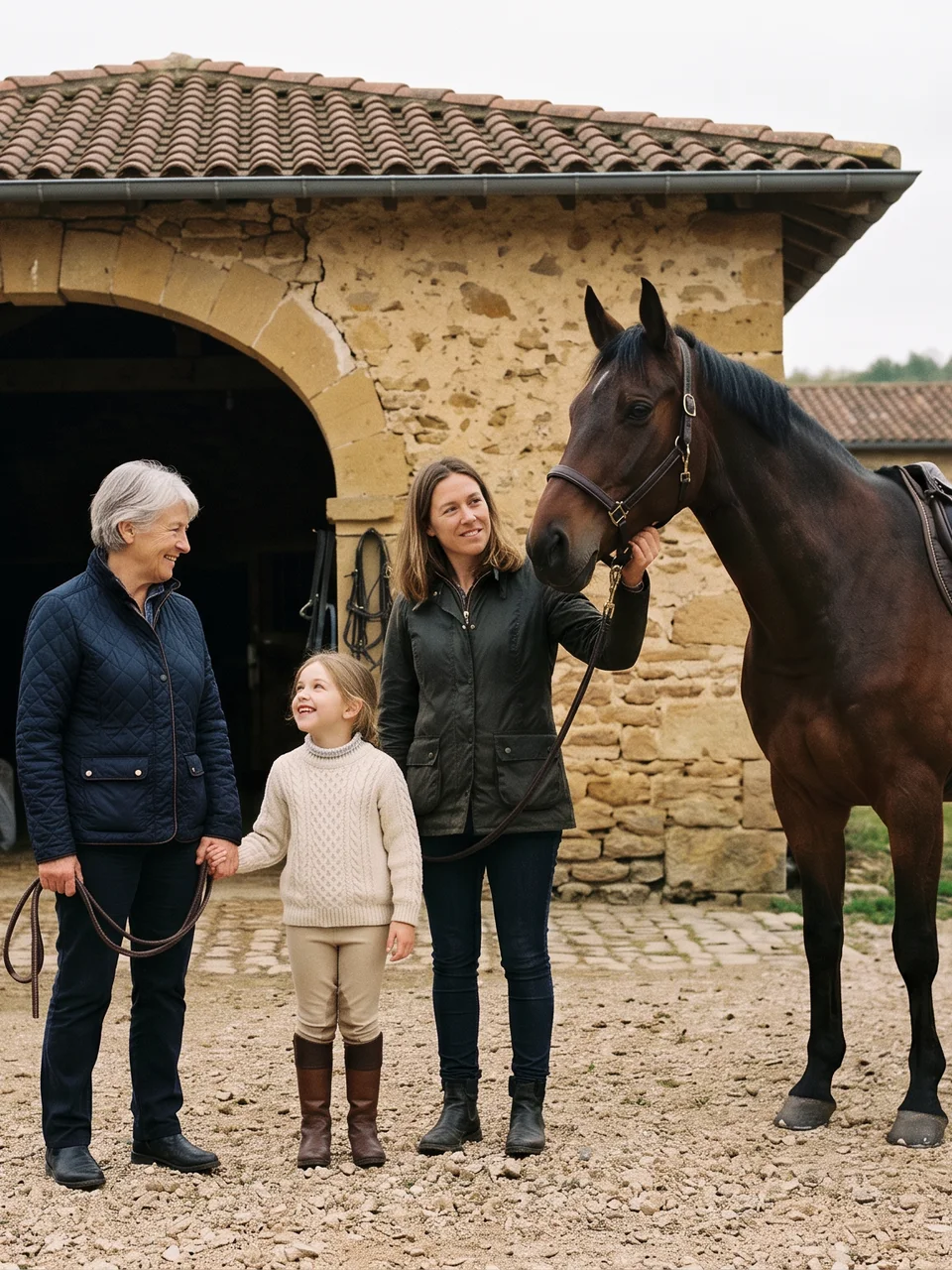 L'équipe, Haras du Marronier, centre équestre à La Terrasse