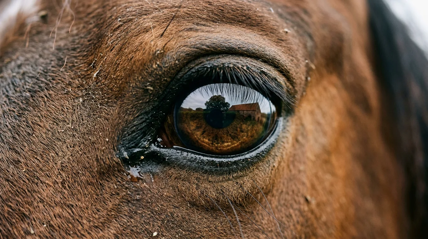 Un regard de cheval, Haras du Marronier, La Terrasse